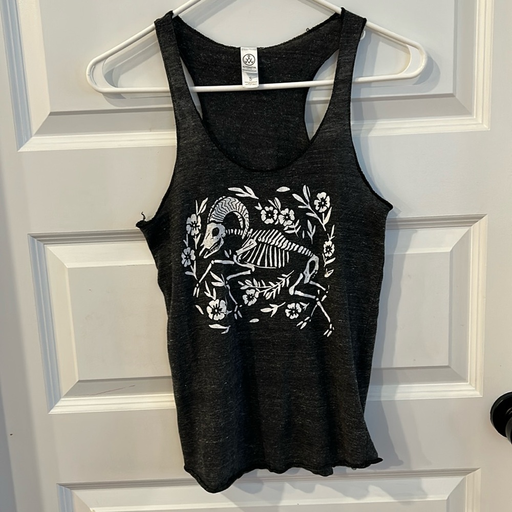 Lost Canyon Press High Desert Block Print Tank Handmade